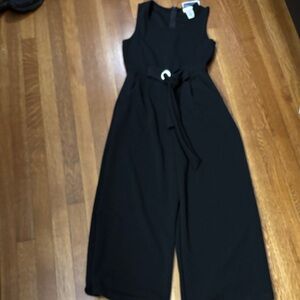 Caution To The Wind Black Jumpsuit NWT
